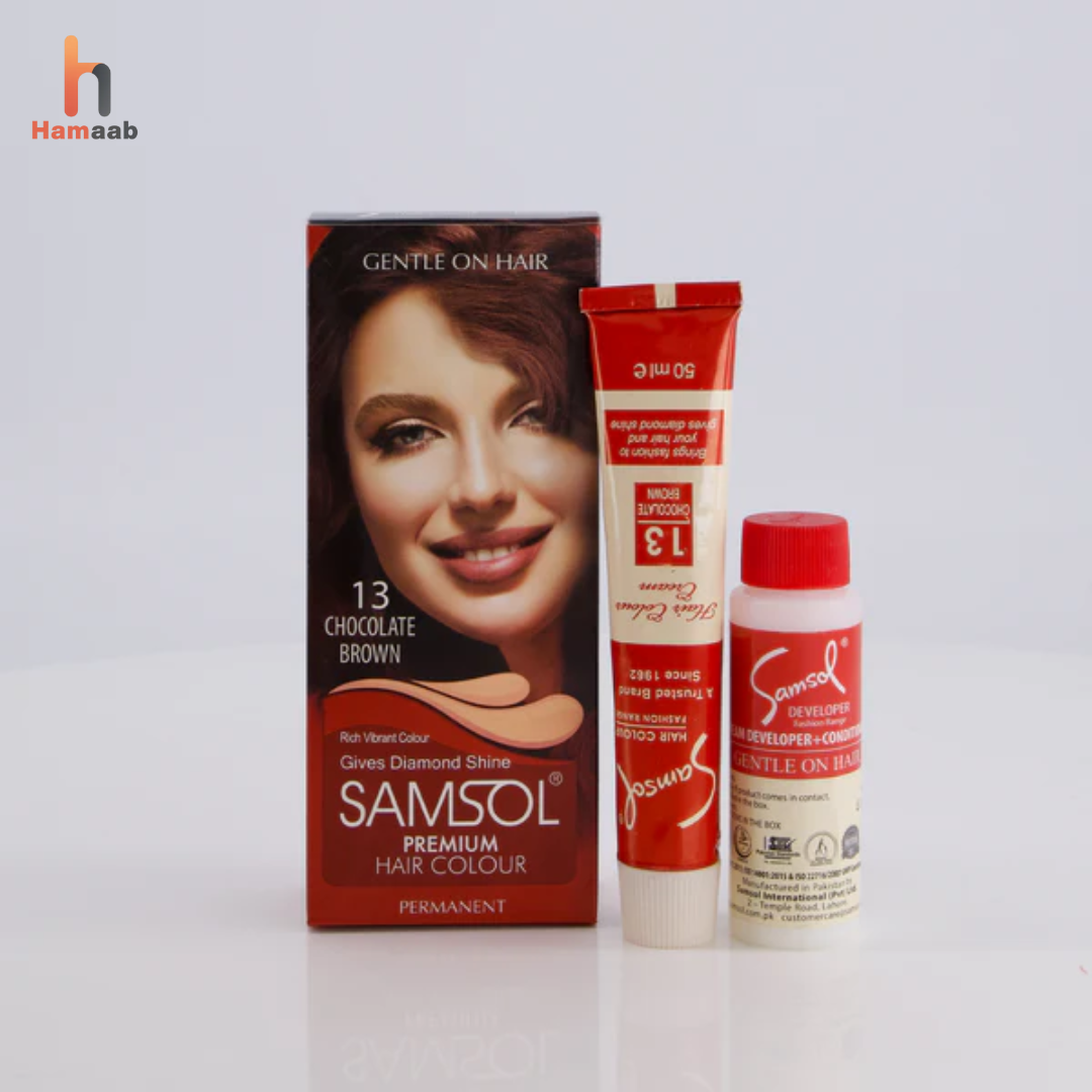 Samsol Hair Colour - 13 Natural Golden Blonde - Non Metallic Dye