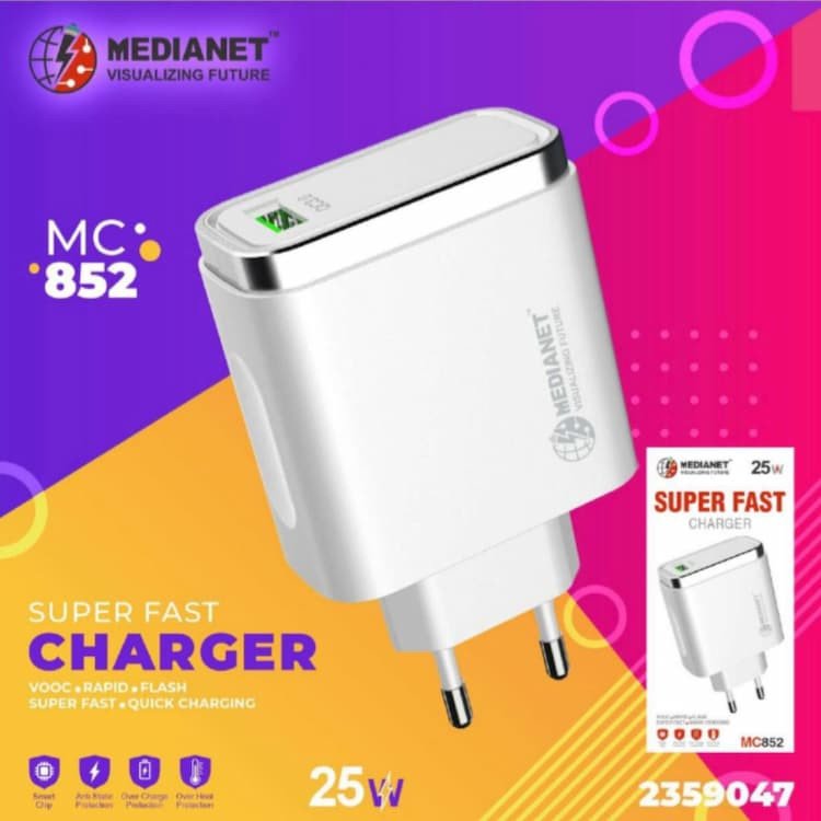 MEDIANET MC852 Super Fast Charger