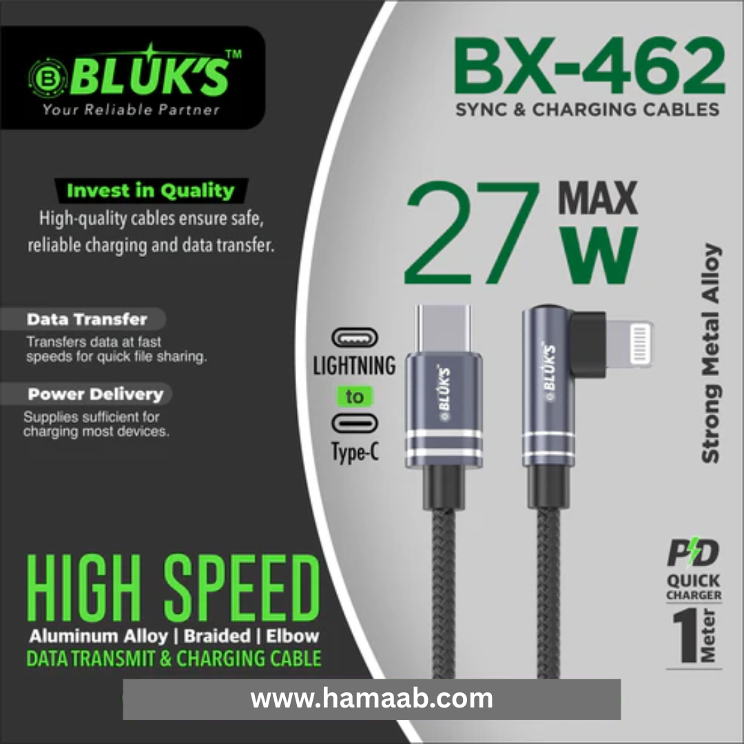 BX-462 - 27 W Max - Sync & Charging Cables