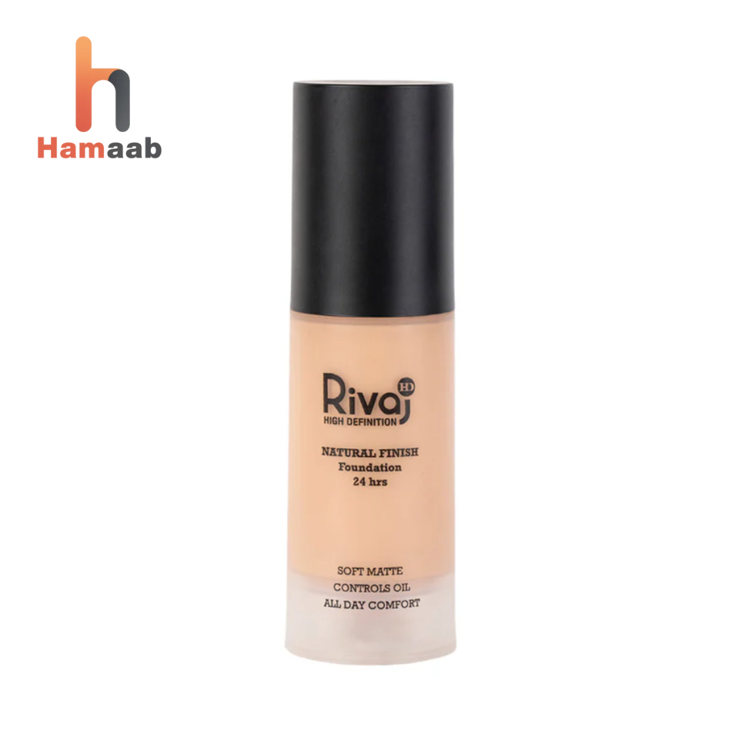 Natural Finish 24 Hrs Foundation - RIVAJ HD 04