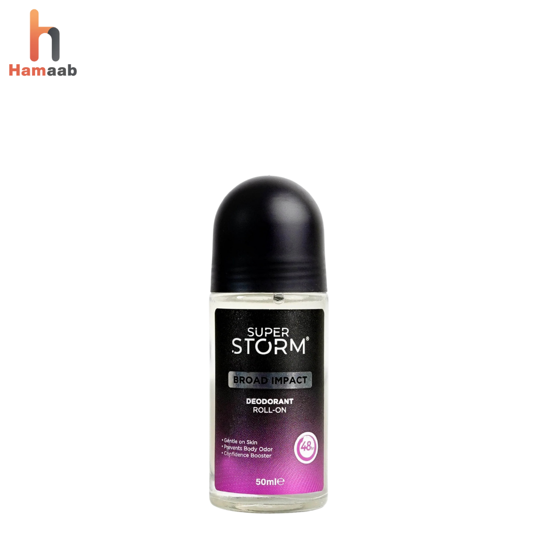 Super Storm Roll On 50ml – Long Lasting Deodorant | Hamaab