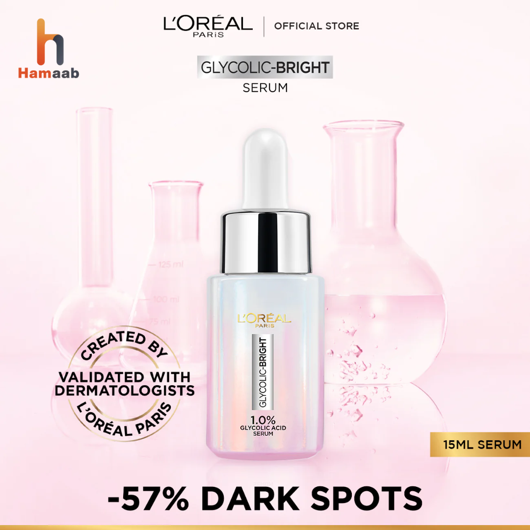 L’Oreal Paris – Glycolic Bright Instant Glowing Face Serum – 15ml