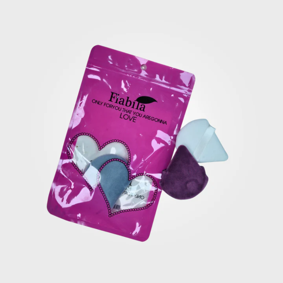 Fiabila Cosmetic Triangle Puff (3 in 1)