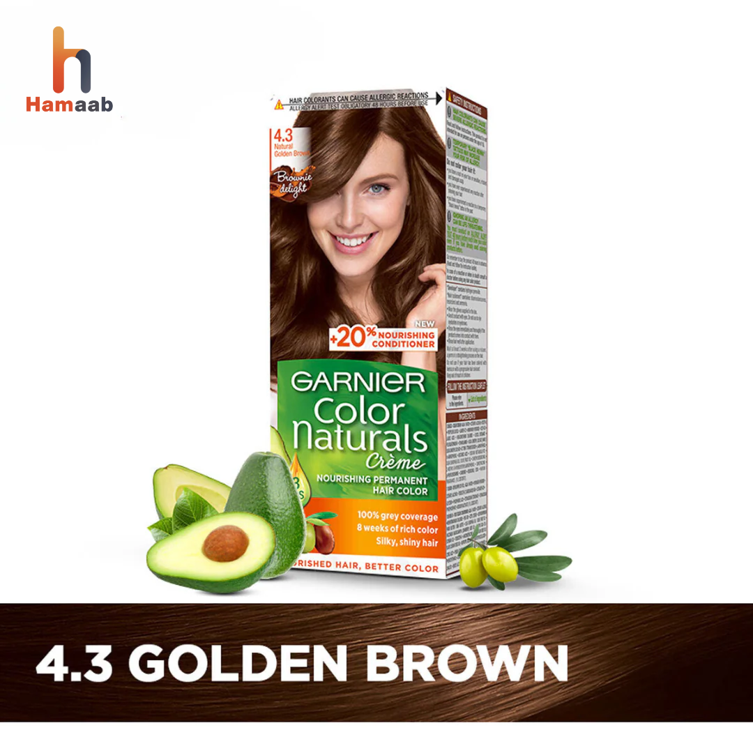 Garnier Color Naturals - 4.3 Golden Brown Hair Color