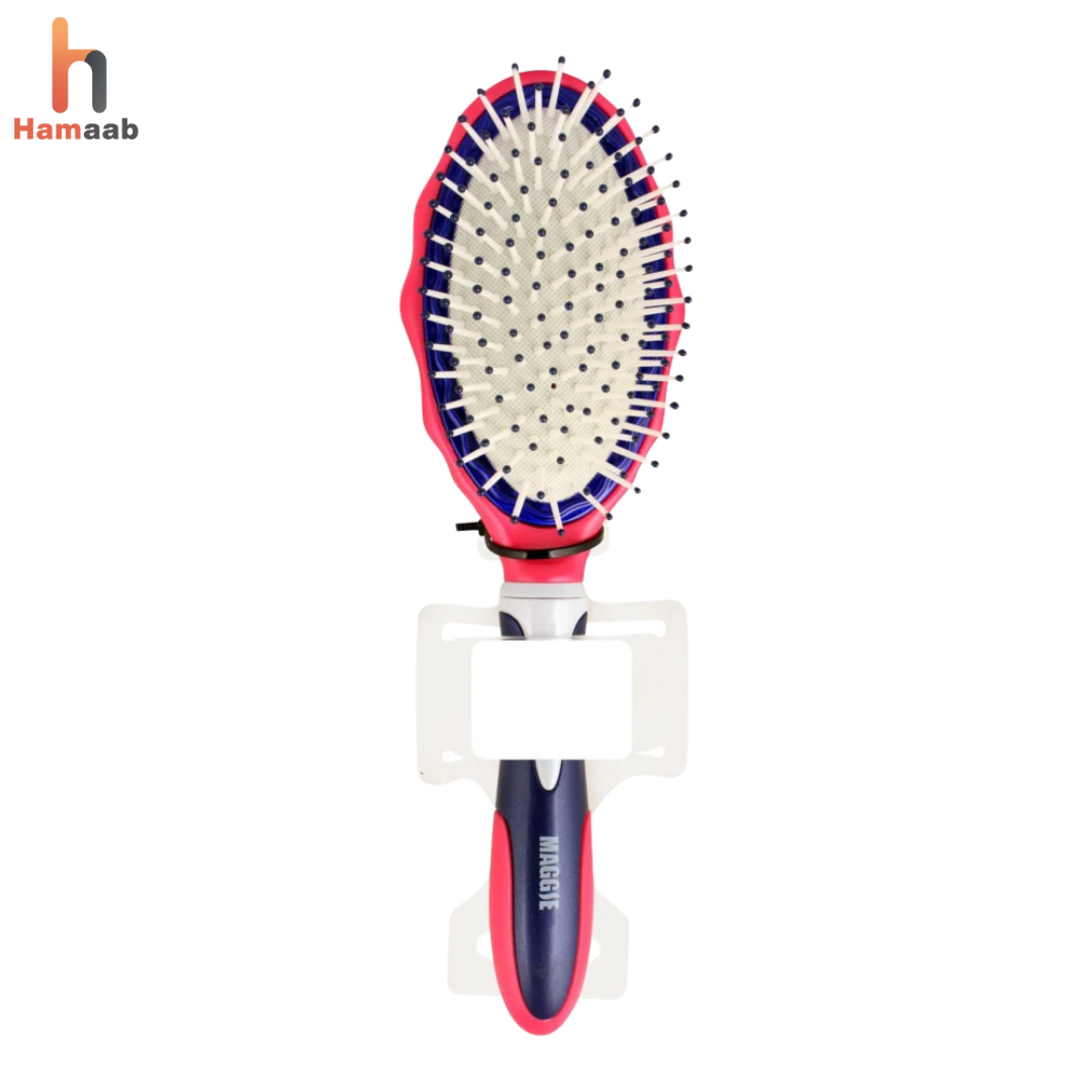 MG38 Cushion Oval Brush Maggie – Gentle Detangling & Smooth Styling | Hamaab