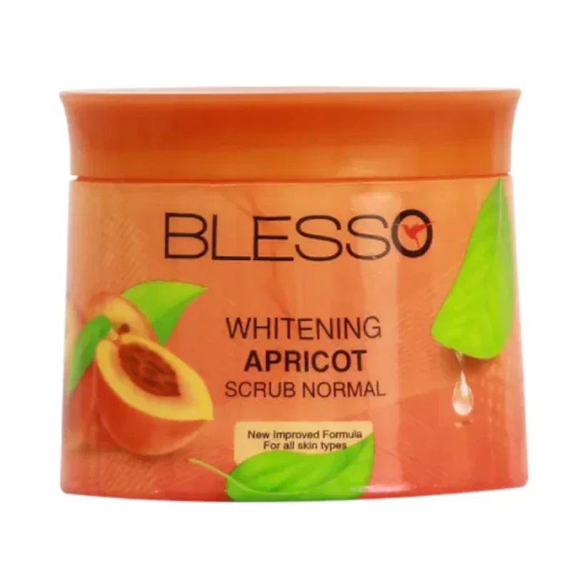 BLESSO NATURALS WHITENING SCRUB APRICOT JAR 500ML