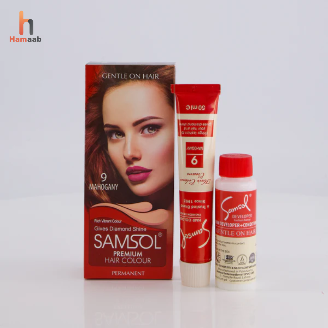 Samsol Hair Colour - 9 Very Light Blonde - Non Metallic Dye