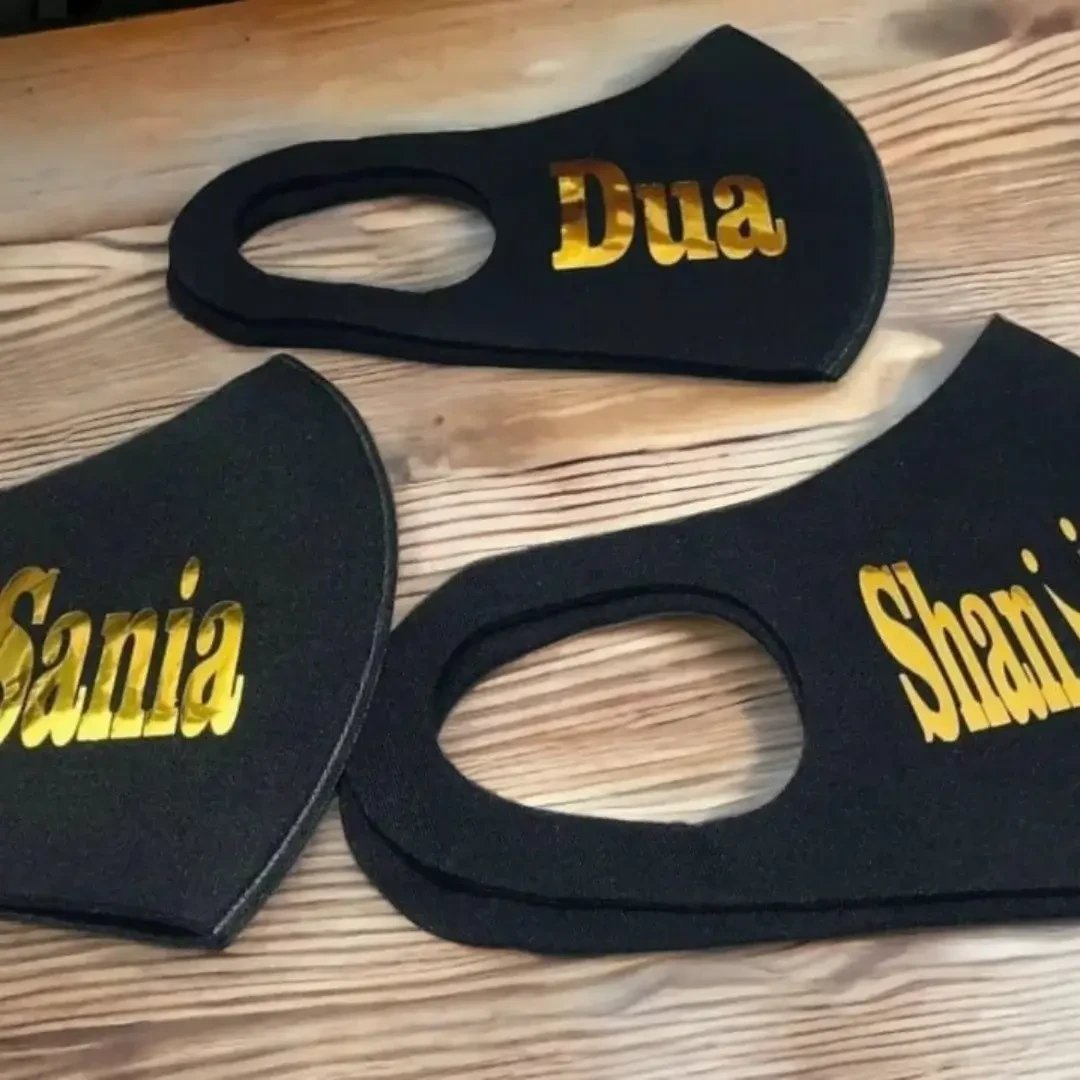Customized Name Face Mask
