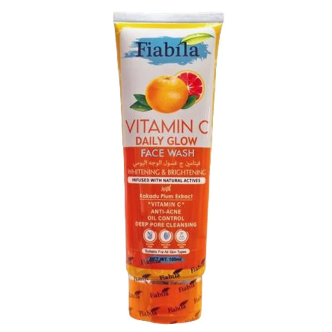 Fiabila Vitamin C Daily Glow Face Wash Whitening & Brightening – 100ml