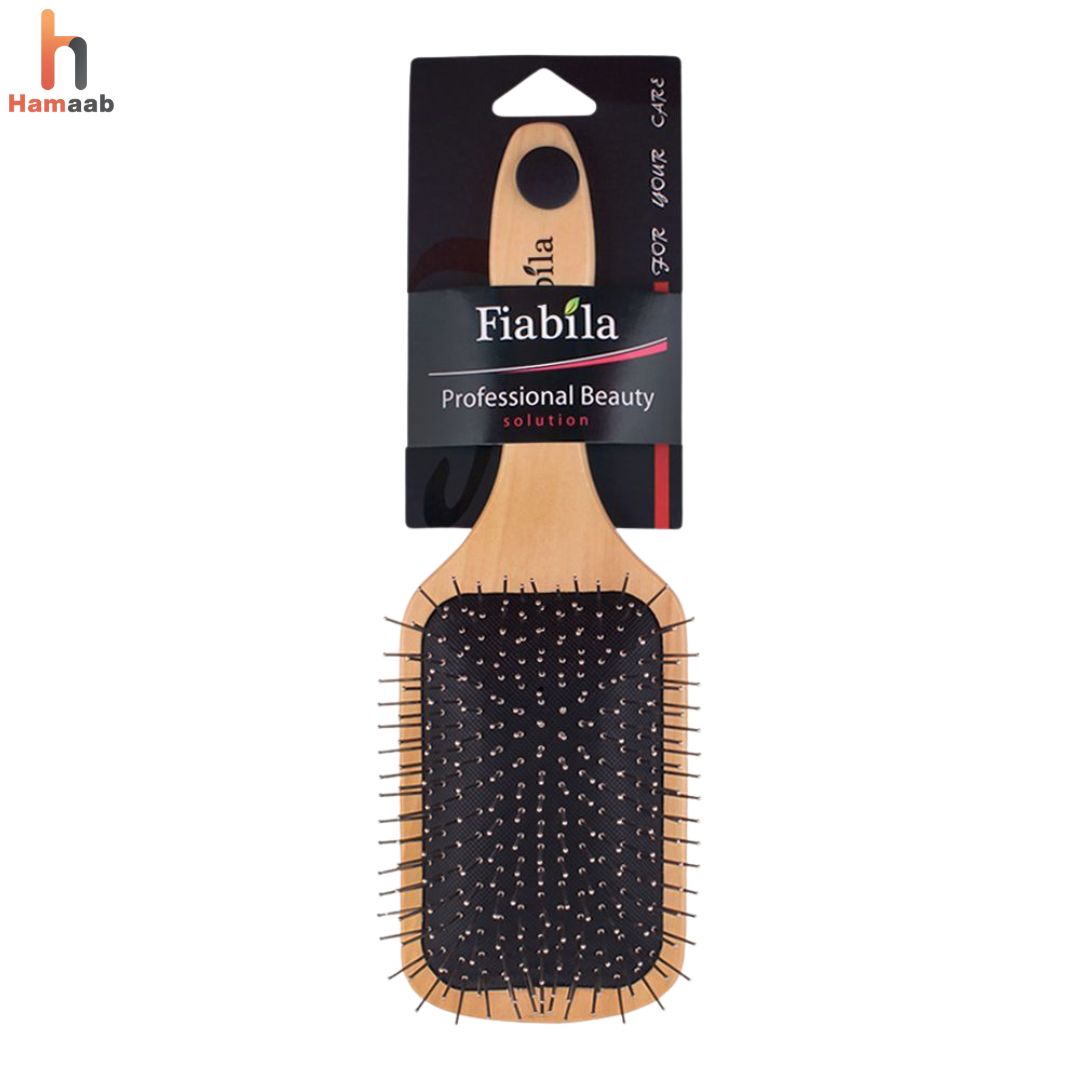 FB12 Wooden Hair Brush Paddle – Professional Detangling & Styling Brush | Hamaab
