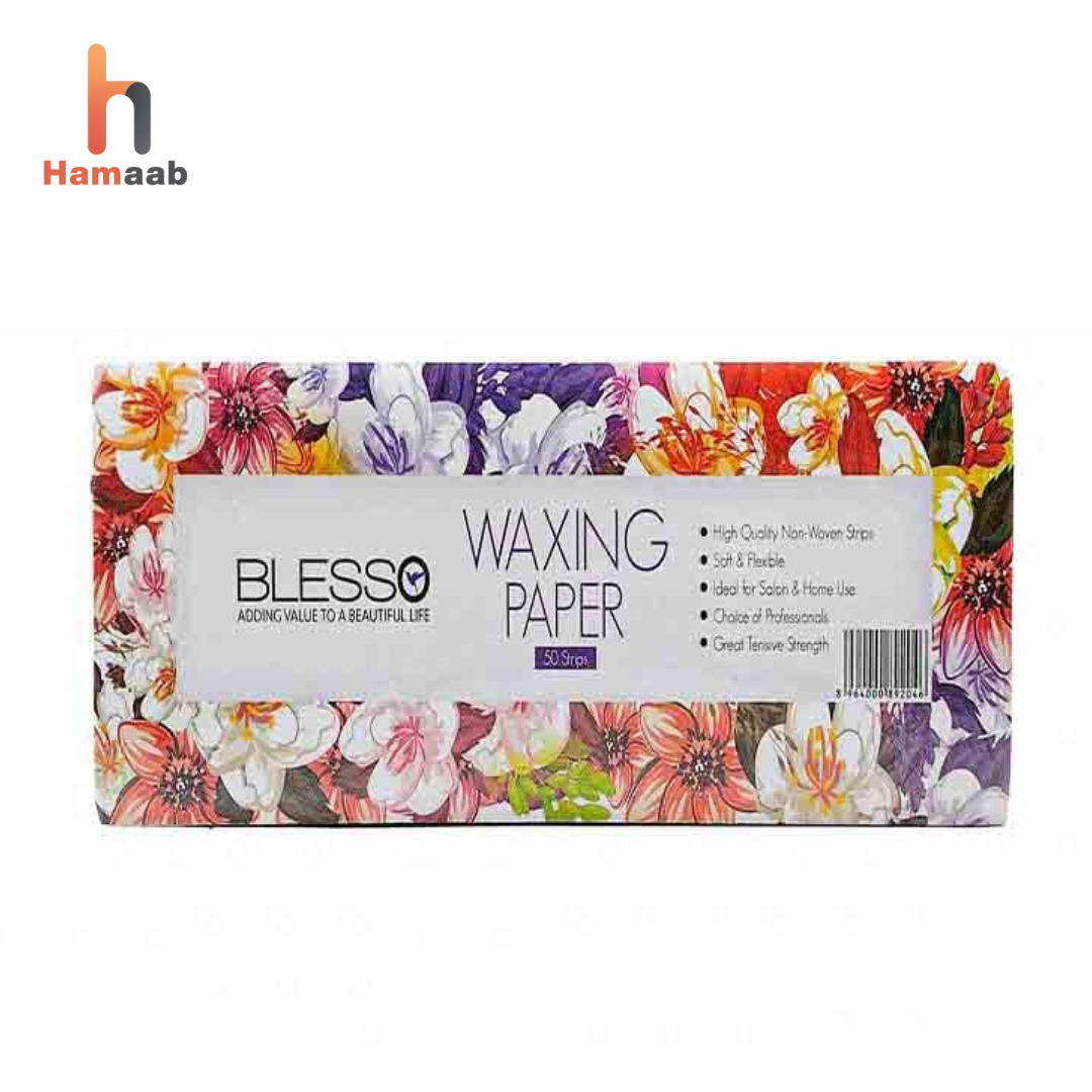 BLESSO WAXING PAPER 50 STRIPS PCS