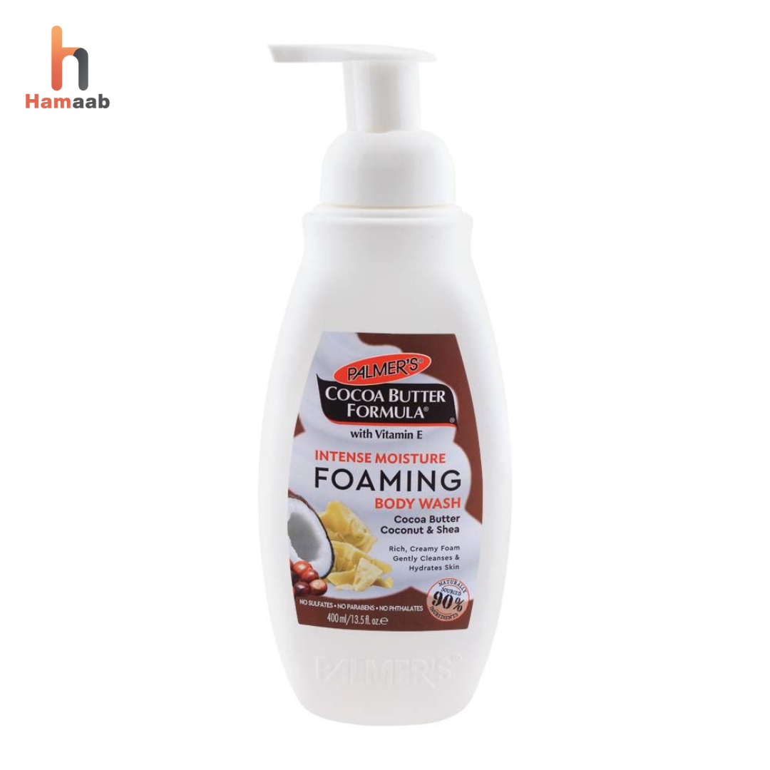 Palmer's Cocoa Butter Intense Moisture Coconut & Shea Foaming Body Wash 400ml