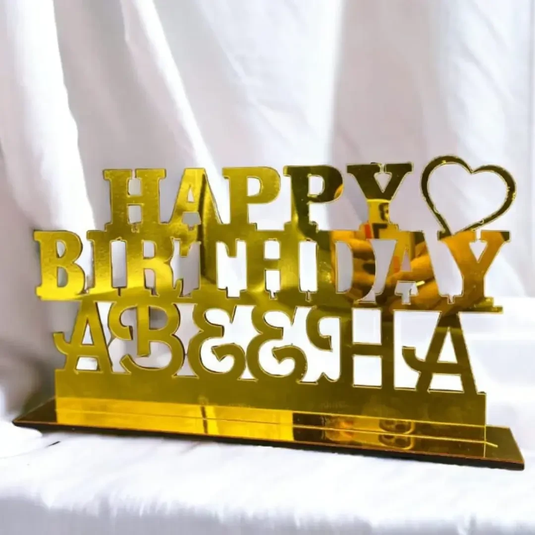 Customized Happy Birthday Stand