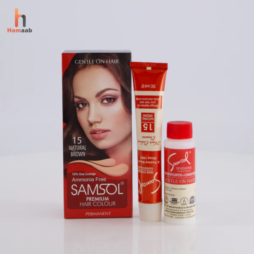 Samsol Hair Colour - 15 Golden Blonde - Non Metallic Dye