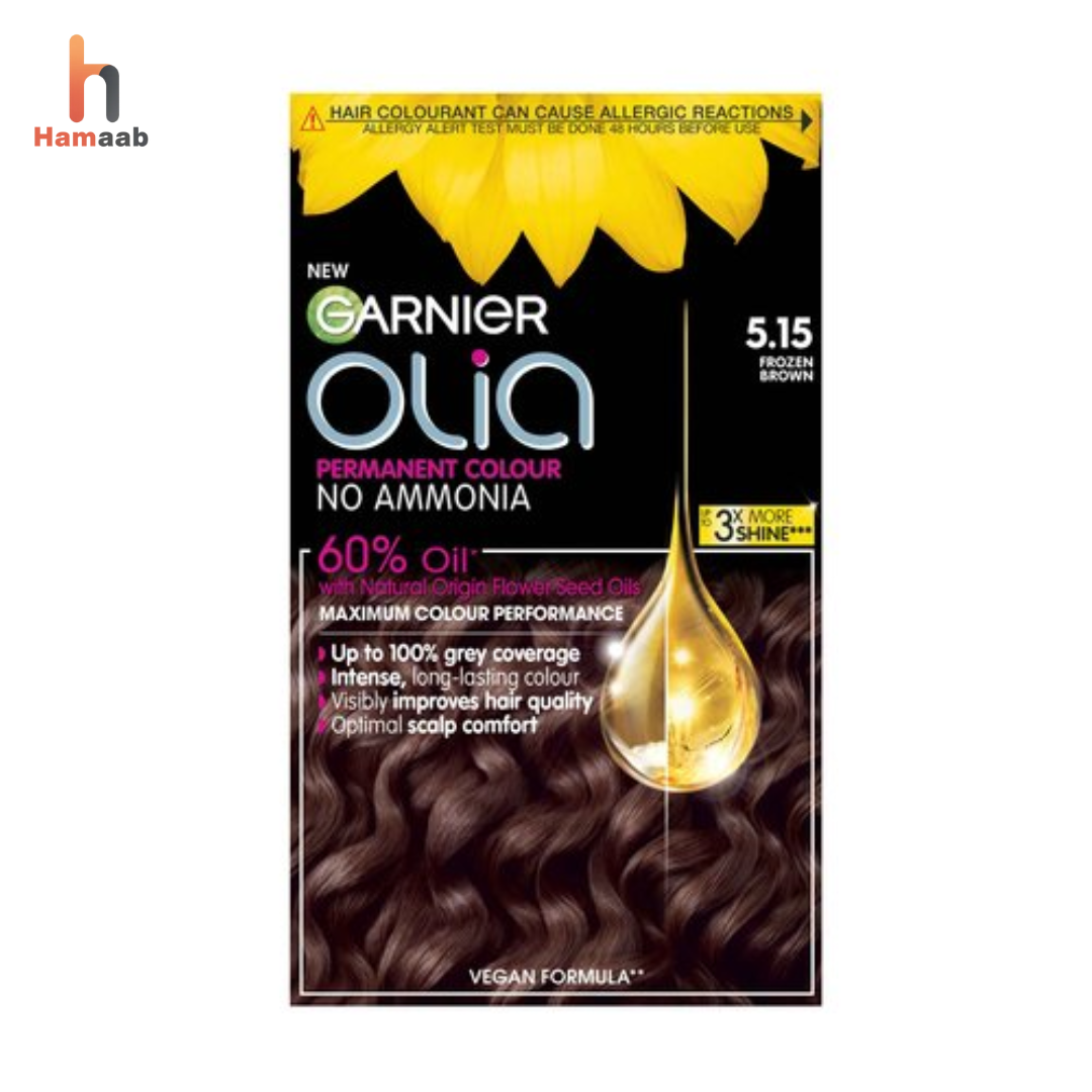 Garnier Olia 5.15 Frosted Chocolate Brown Permanent Hair Dye
