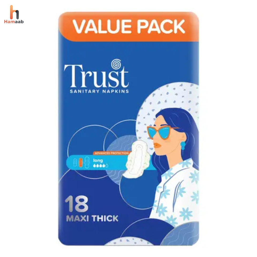 Trust Maxi Thick Long Pads 18 Pieces
