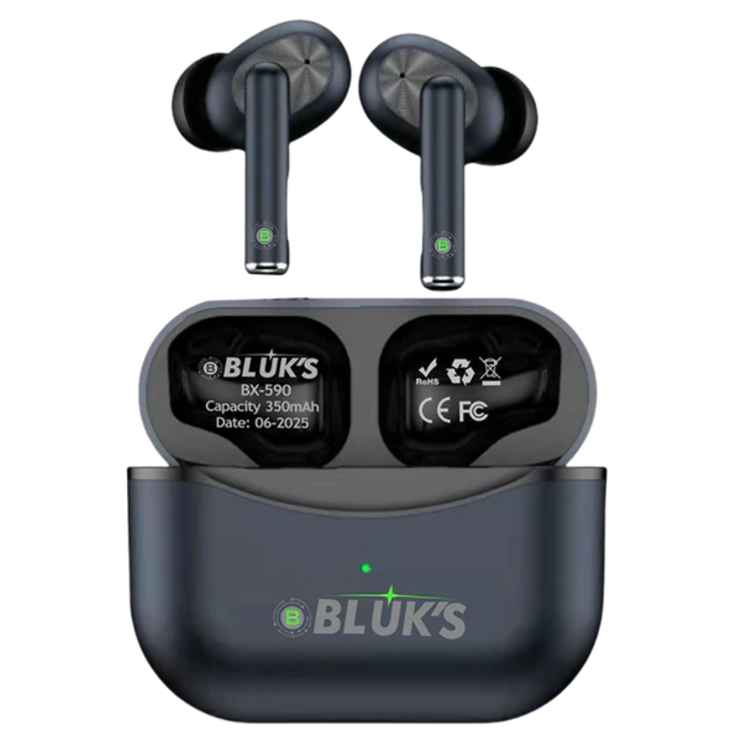 BLUK’S BX-590 – Quad-Mic ANC + ENC Wireless Headset