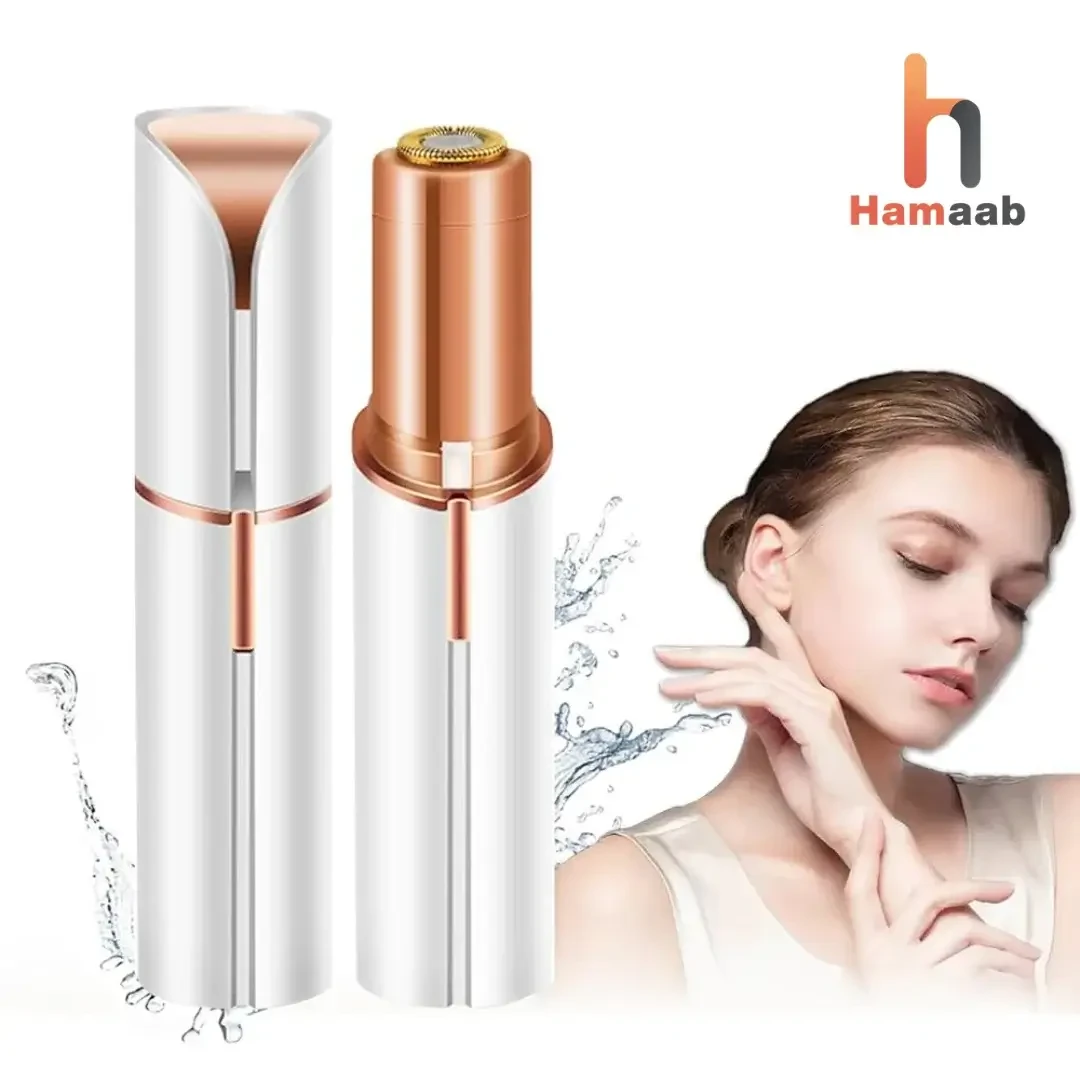 Flawless Facial Hair Remover for Women – Rechargeable, Quick & Painless Ladies Hair Removal Device for Lip, Mustache & Chin  Hamaab Official