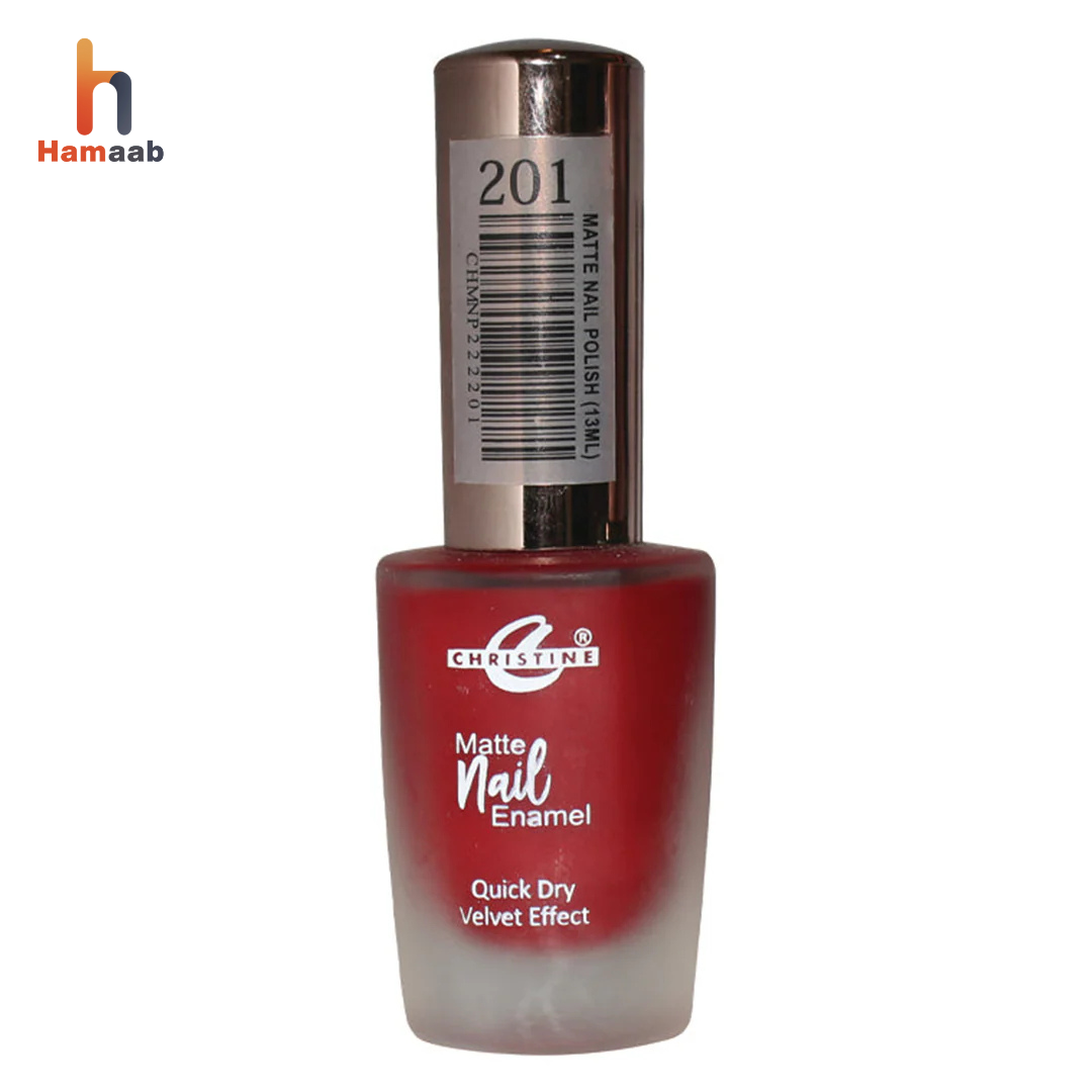 Christine Matte Nail Enamel Shade-201