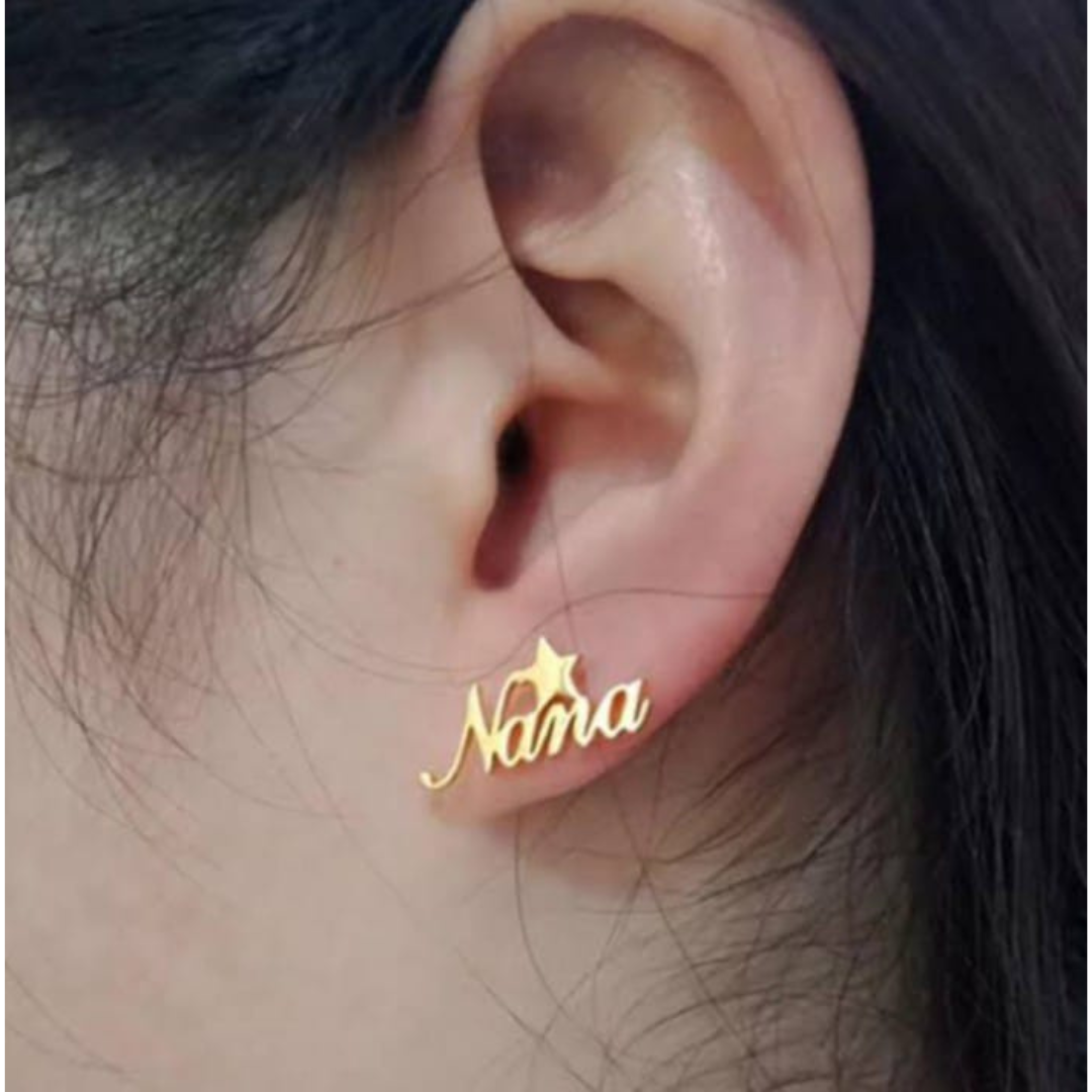 Customized Name Earrings