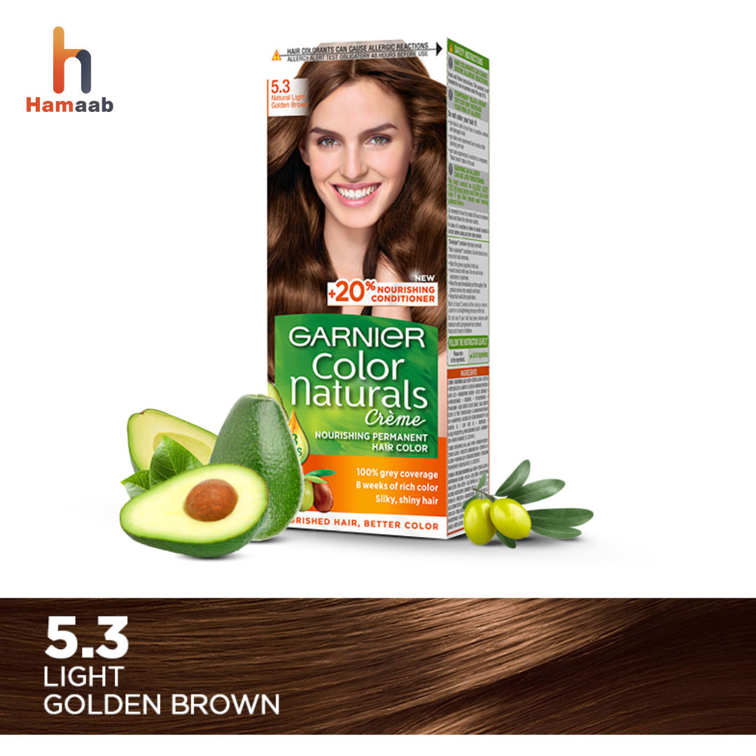 Garnier Color Naturals - 5.3 Light Golden Brown Hair Color