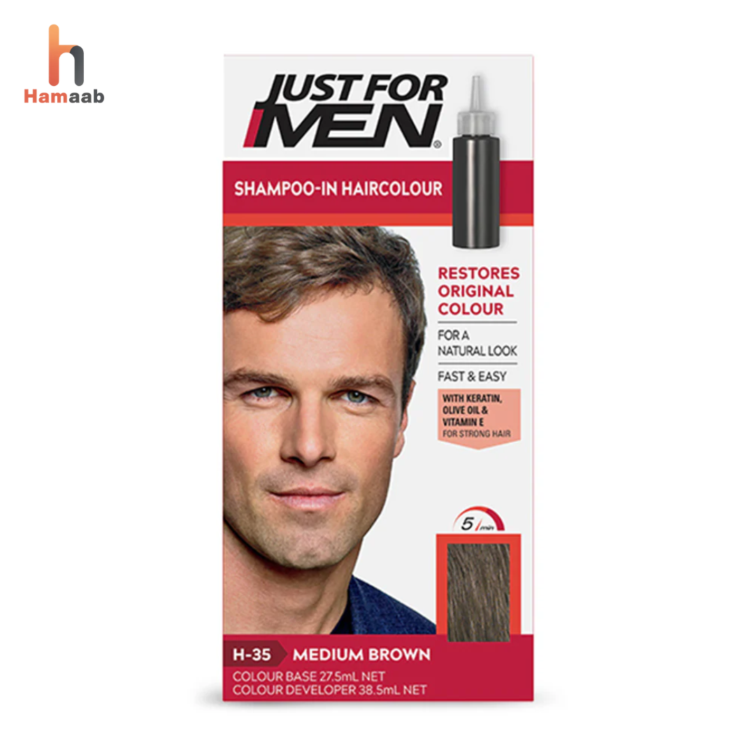 Just For Men Hair Color – Medium Brown (H-35)