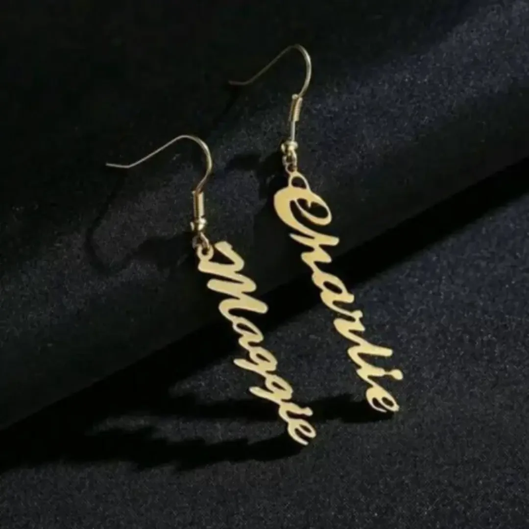 Customized Name Earrings