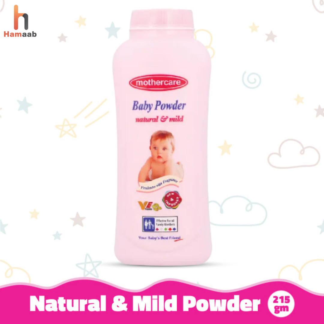 Mothercare Baby Powder Natural & Mild (215gm)