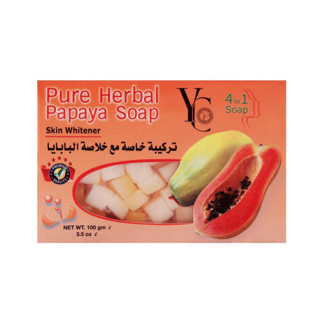 YC Pure Herbal Papaya Soap (4 in 1) – 100g