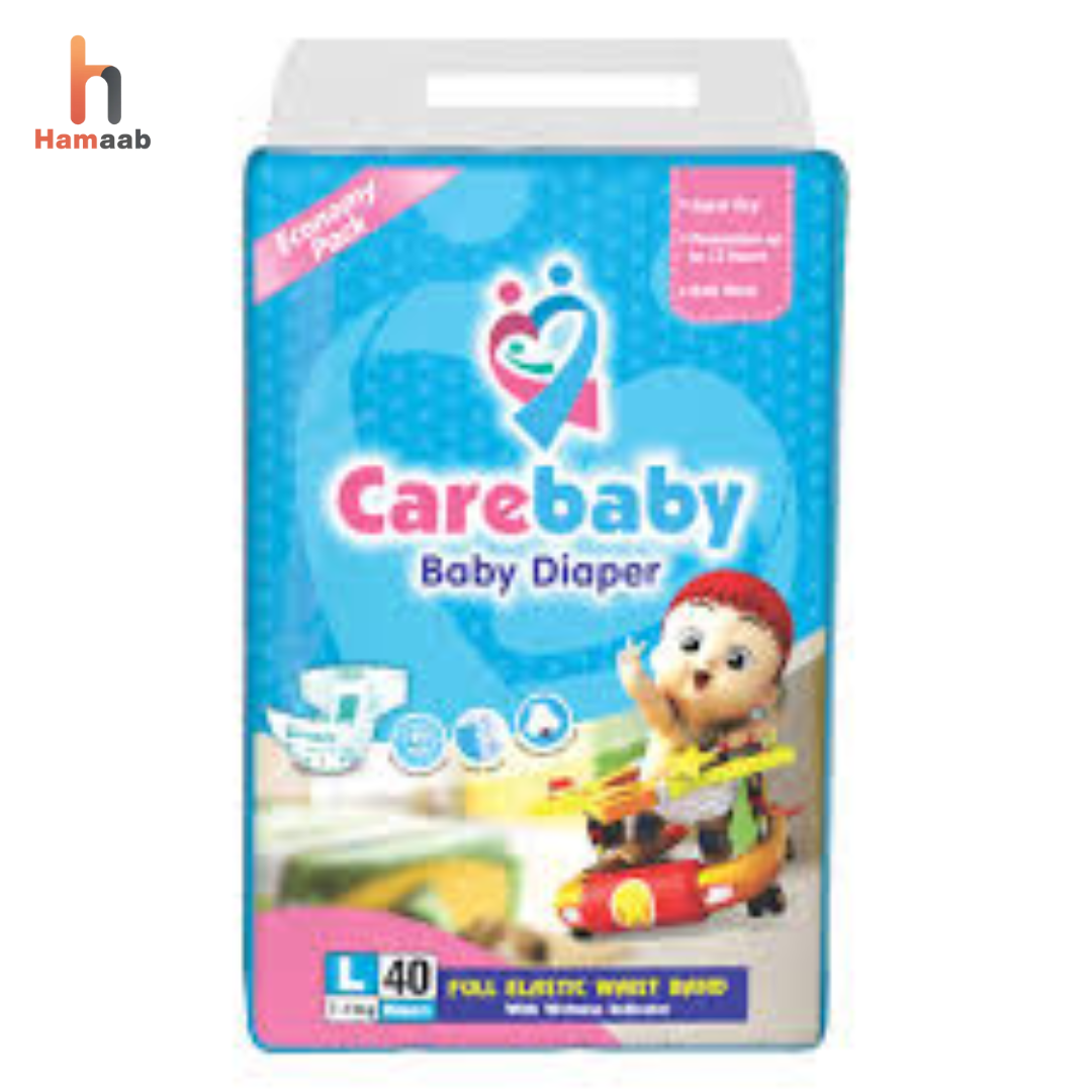 Care Baby Diaper Economy Large (40 Pcs)