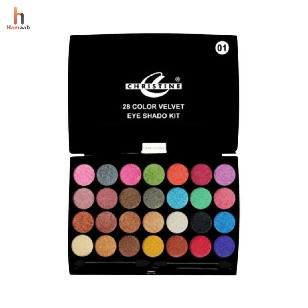 Christine Professional Eye Shade 28 Colors Kit