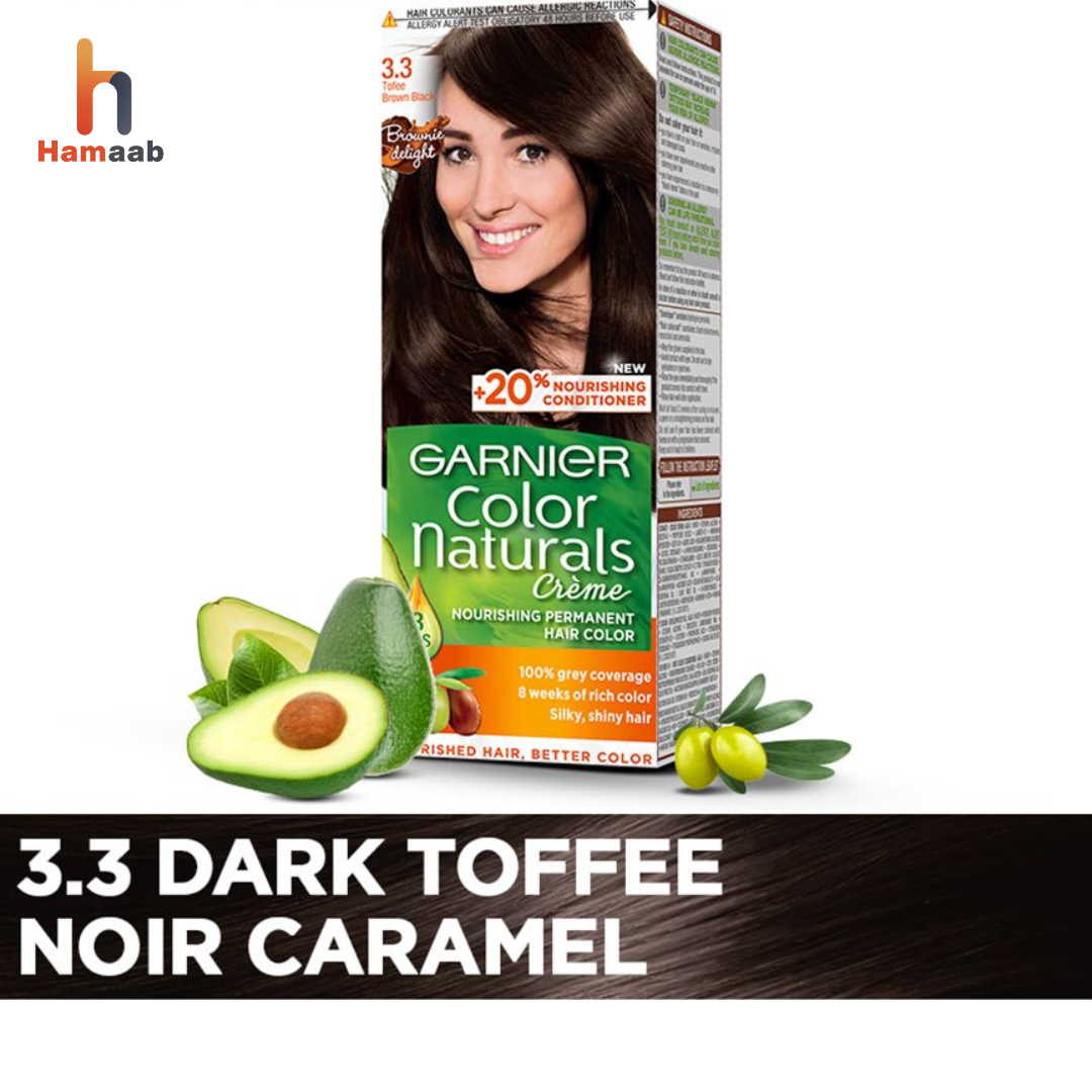 Garnier Color Naturals - 3.3 Dark Toffee Noir Caramel Hair Color