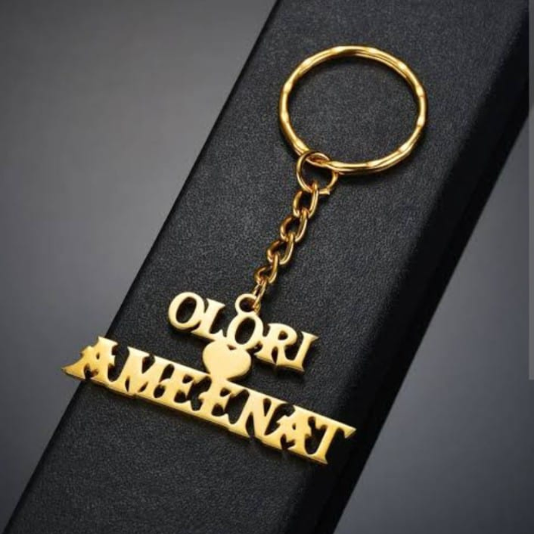 Customize Keychain Double Name