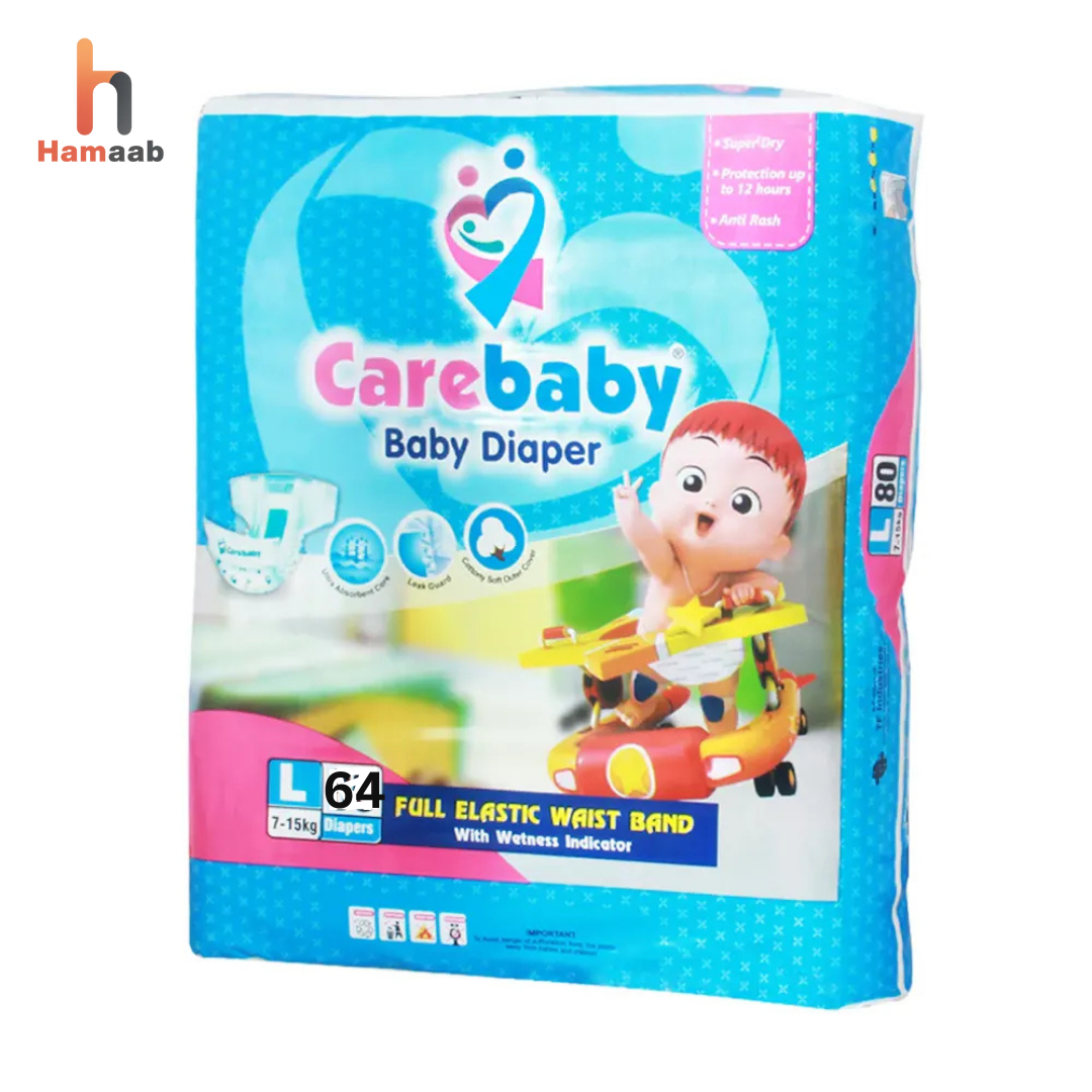 Care Baby Diapers Large (64 Pcs)
